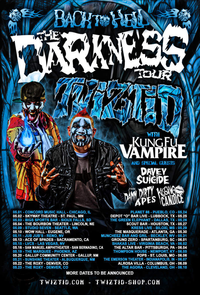 Twiztid & Kung Fu Vampir—Back To Hell Tour