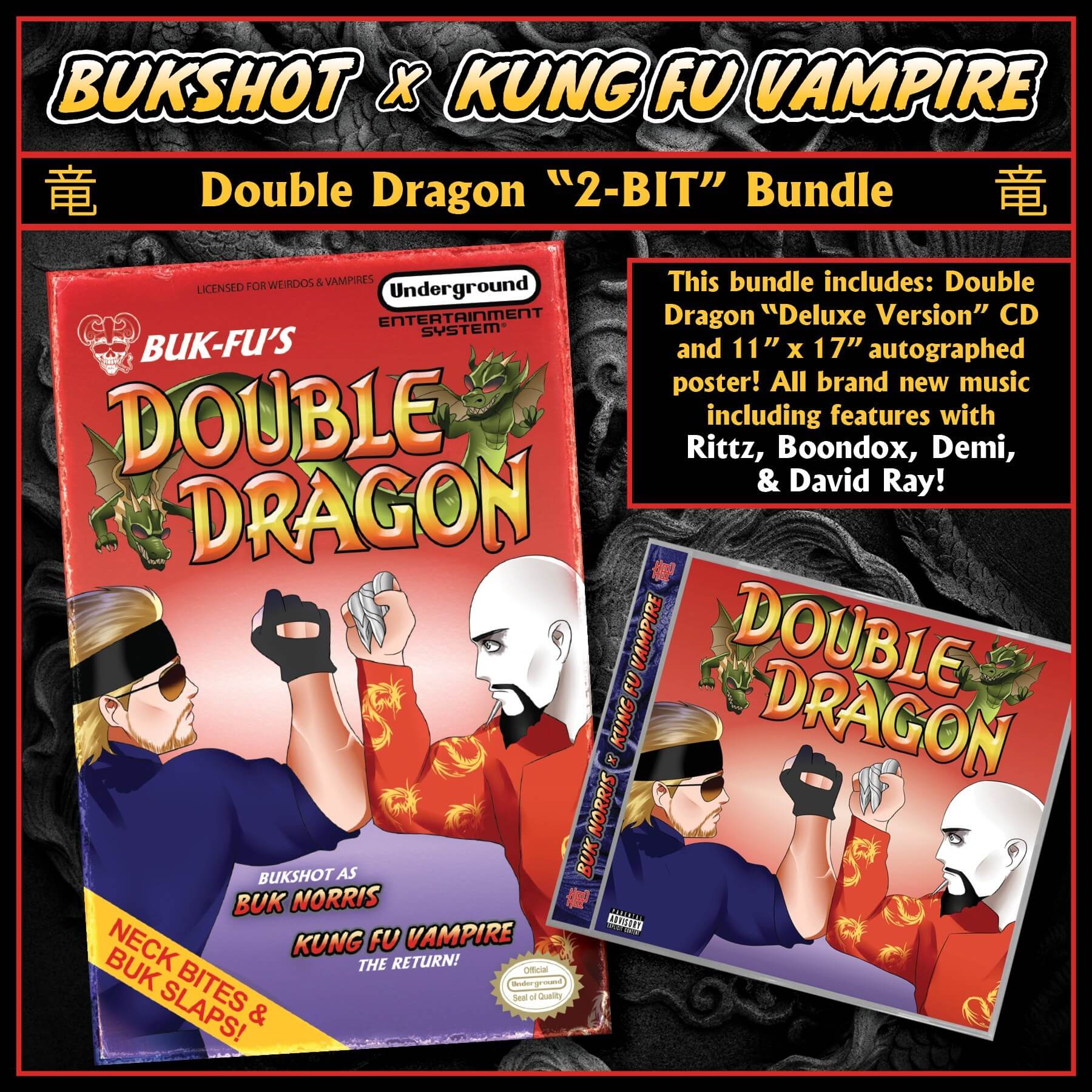 Double Dragon “2 Bit” Bundle - Kung Fu Vampire